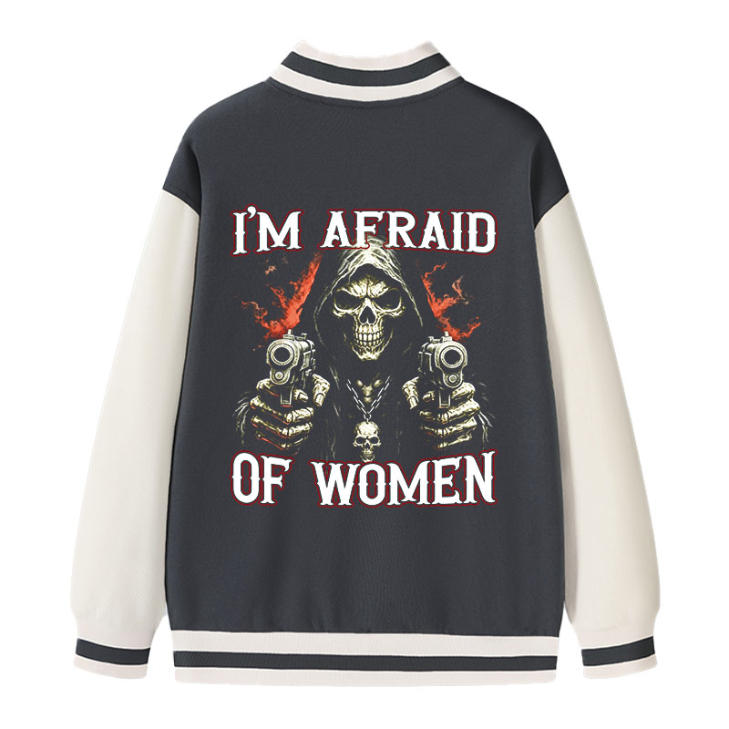 Tokyocanvas I'm Afraid Of Women Varsity Jacket