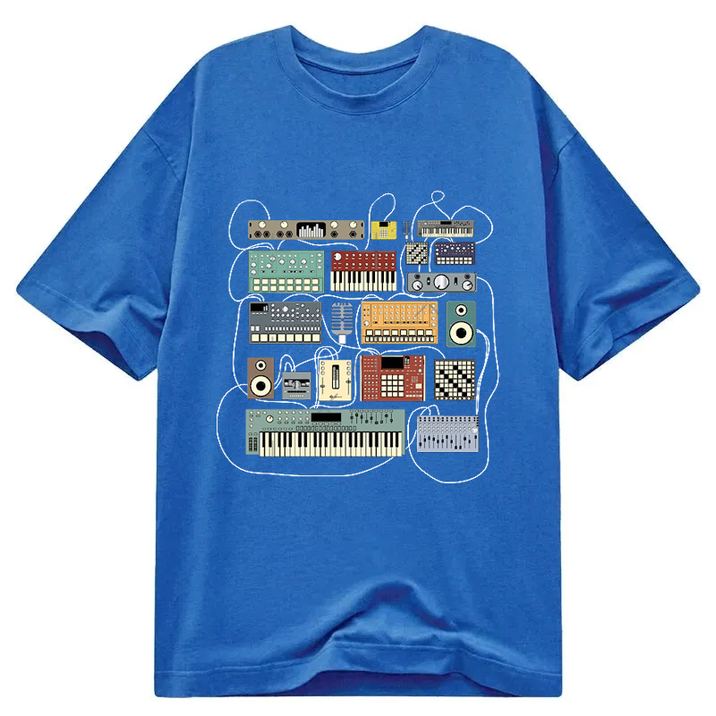 Tokyocanvas Electronic musician Synthesizer and Drum Machine Dj Classic T-Shirt