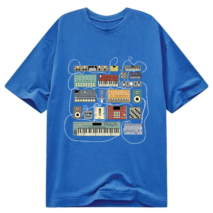 Tokyocanvas Electronic musician Synthesizer and Drum Machine Dj Classic T-Shirt