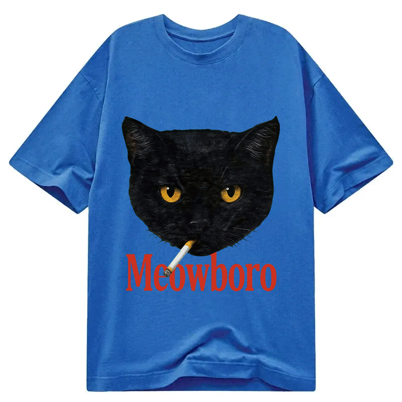 Tokyocanvas Smoking Black Cat Vintage Classic T-Shirt