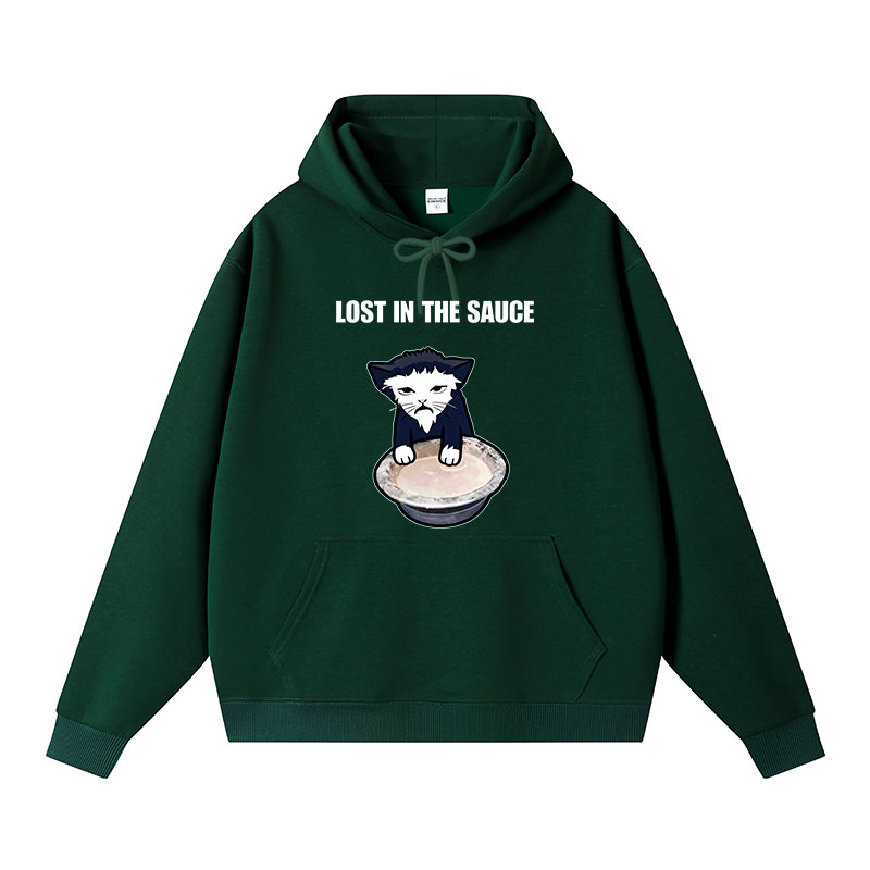 Tokyocanvas Lost In The Sauce Fleece Lined Hoodie