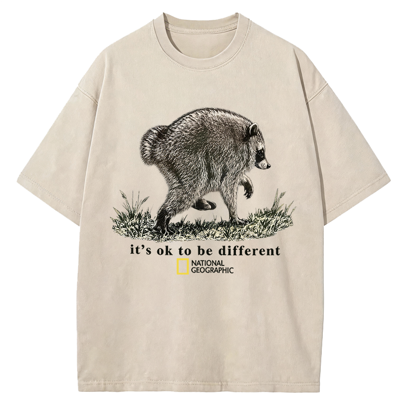Tokyocanvas It’s OK to be Different Washed T-Shirt