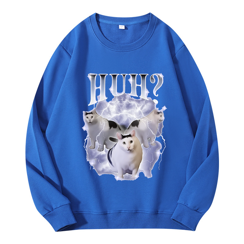 Tokyocanvas Huh Cat Chonky Ben Meme Classic Sweatshirt