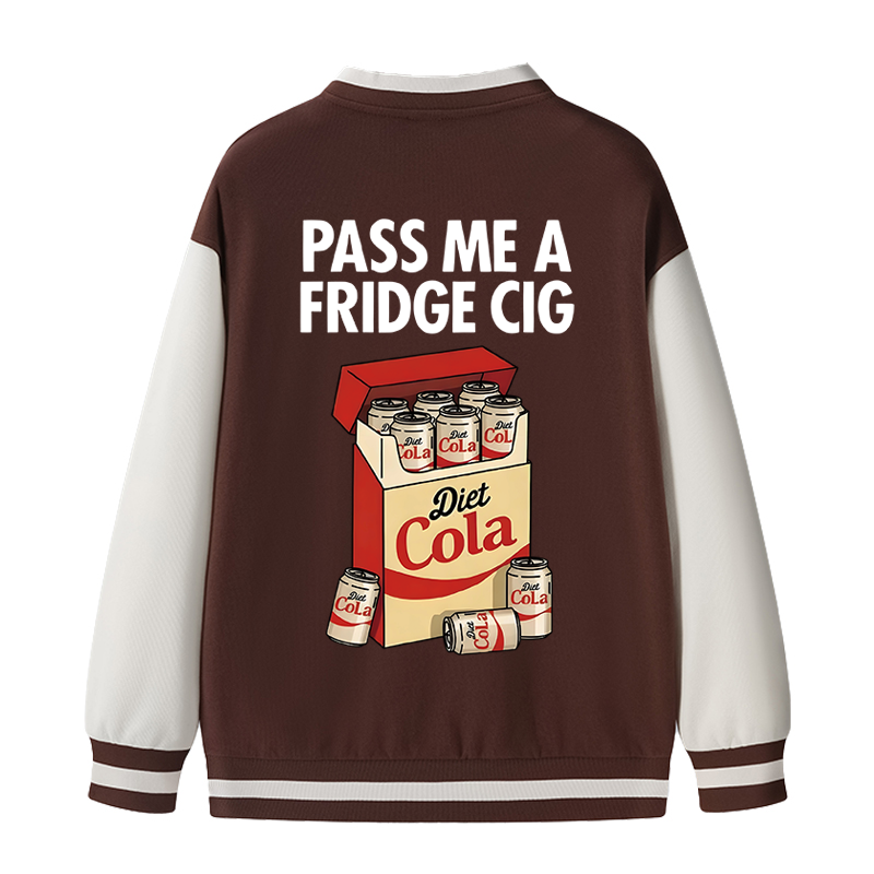 Tokyocanvas Diet Cola Cigarette Pack Varsity Jacket