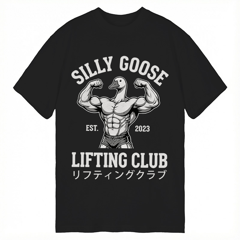 Tokyocanvas Silly Goose Lifting Classic T-Shirt