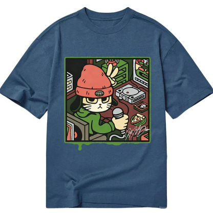 Tokyocanvas Rapper Cat Classic T-Shirt