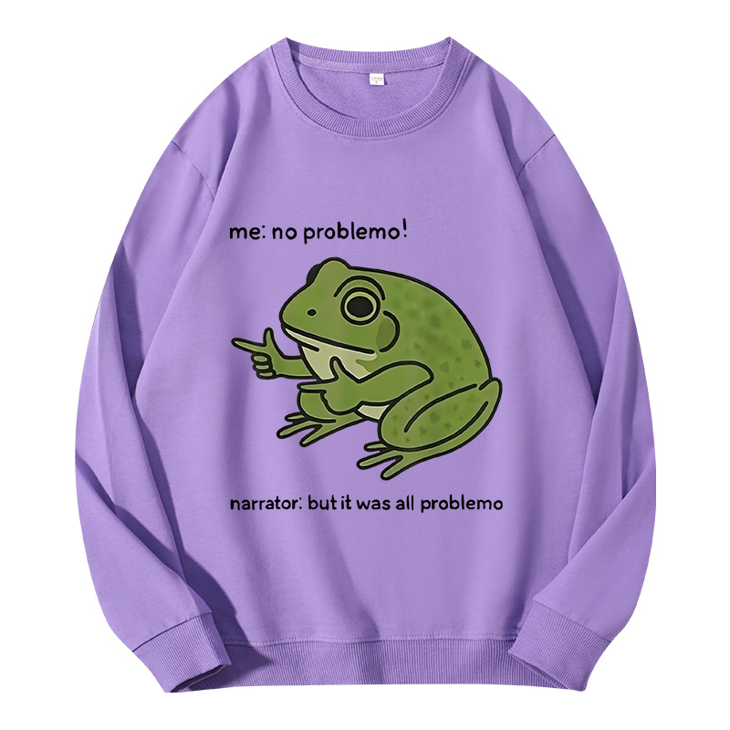 Tokyocanvas Stupid Frog Meme Classic Sweatshirt