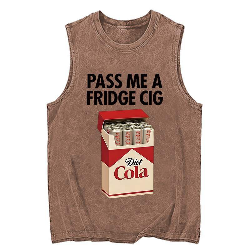 Tokyocanvas I Need A Diet Cola Washed Tank