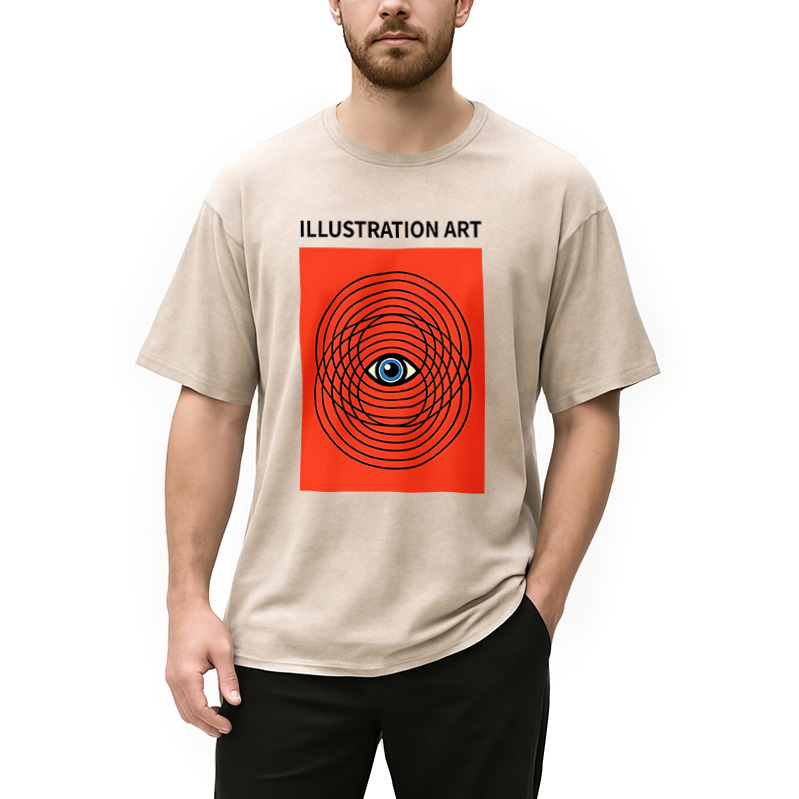 Tokyocanvas Hypnotic By Carbine Washed T-Shirt