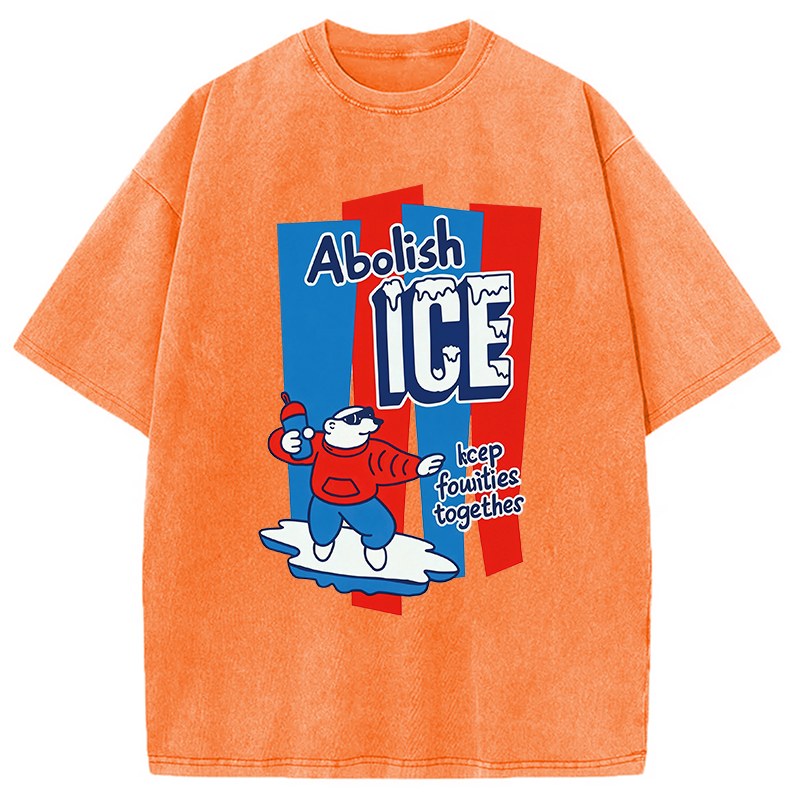 Tokyocanvas Keep Families Together Washed T-Shirt