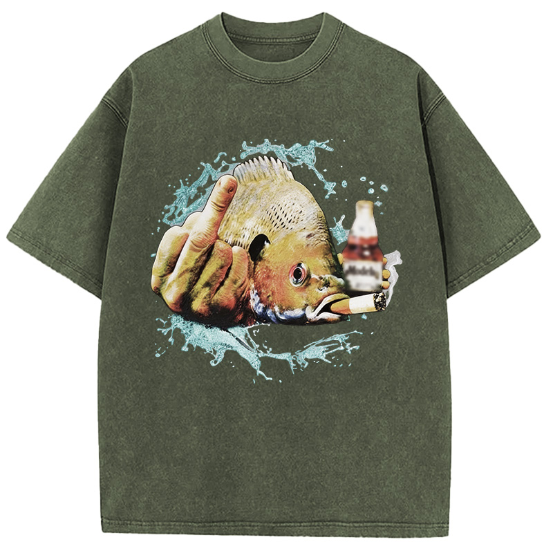 Tokyocanvas Dope Ass Bluegill Washed T-Shirt