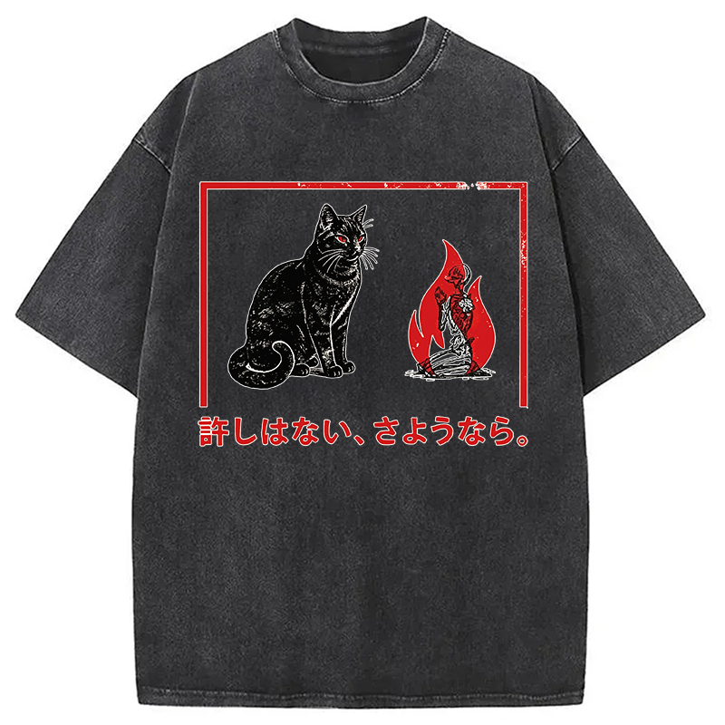 Tokyocanvas No Forgiveness Washed T-Shirt
