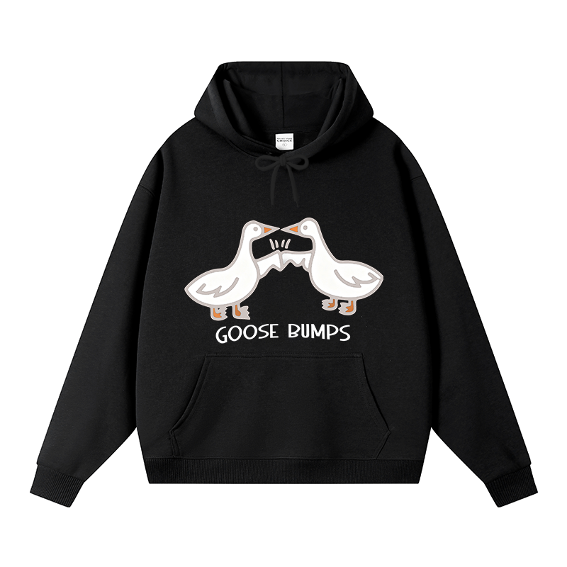 Tokyocanvas Goose Bumps Fleece Lined Hoodie