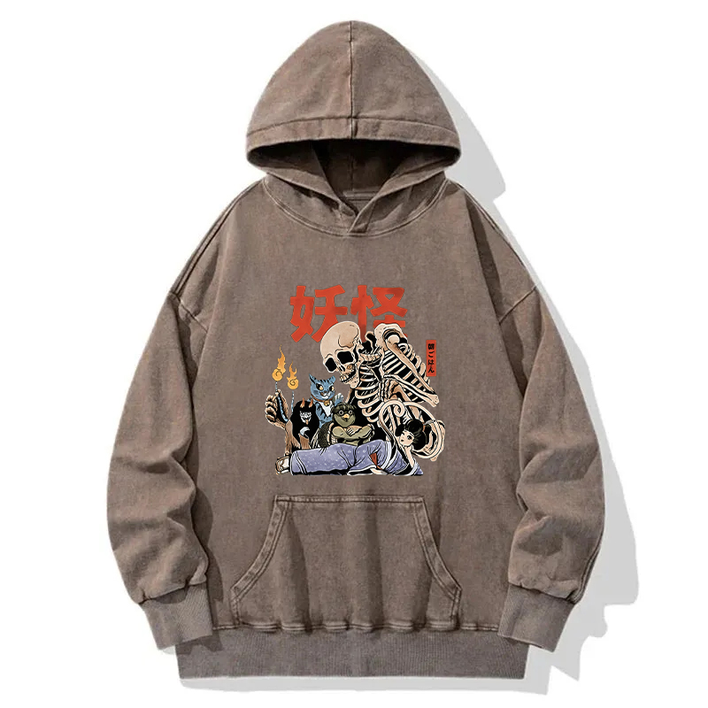 Tokyocanvas The Yokai Club Washed Hoodie