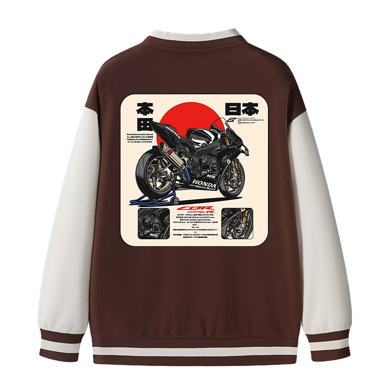 Tokyocanvas CBR 1000 RR-R Vector Motorcycle Varsity Jacket