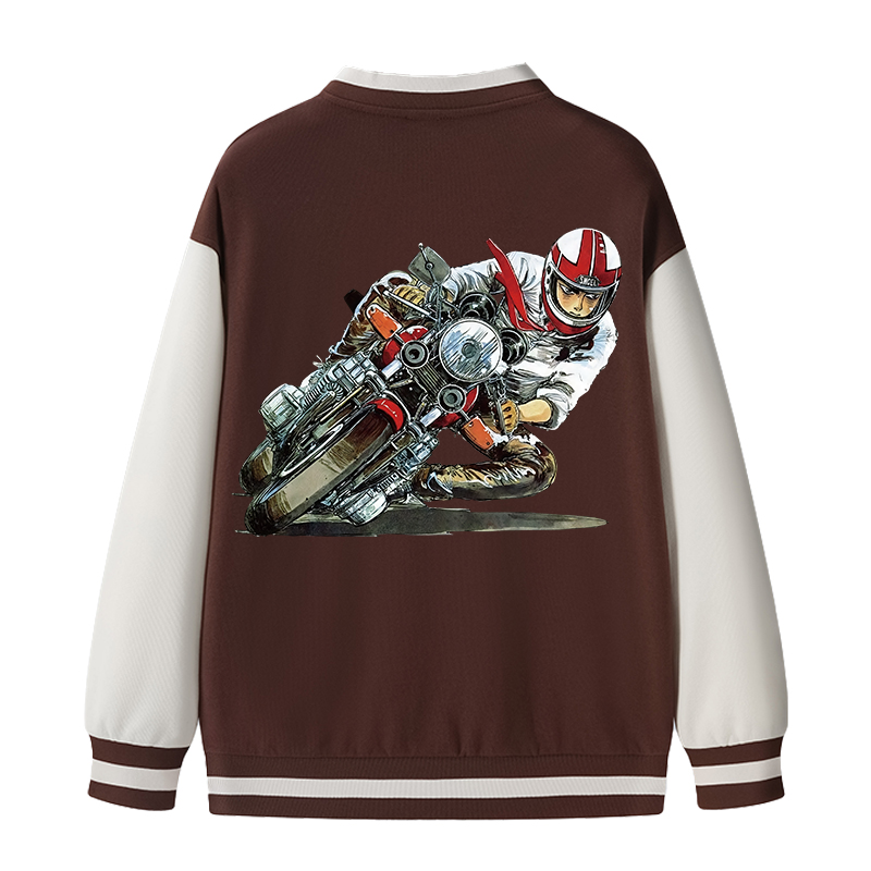 Tokyocanvas Motorcycle Boy Varsity Jacket