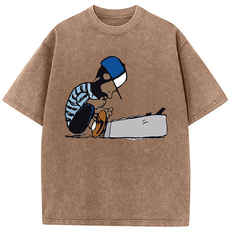 Tokyocanvas J Dilla Design Washed T-Shirt