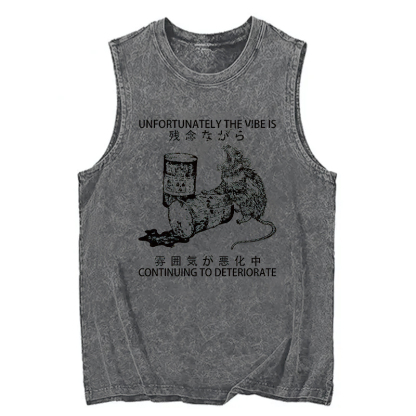 Tokyocanvas The Vibe Is Continuing To Deteriorate Washed Tank