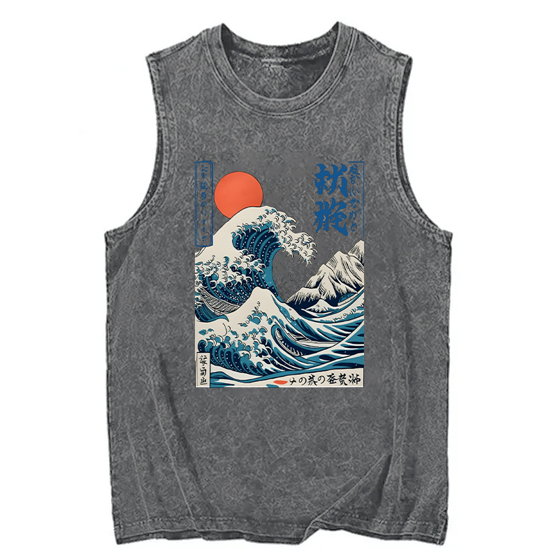 Tokyocanvas Ukiyo-e Ocean Waves Japan Washed Tank