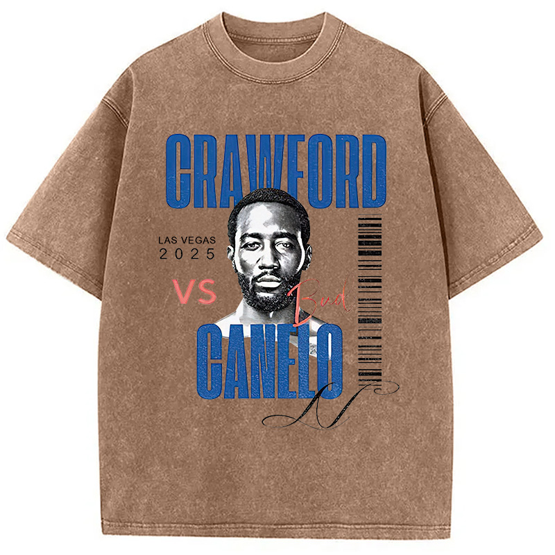 Tokyocanvas Terence Crawford Boxer Washed T-Shirt