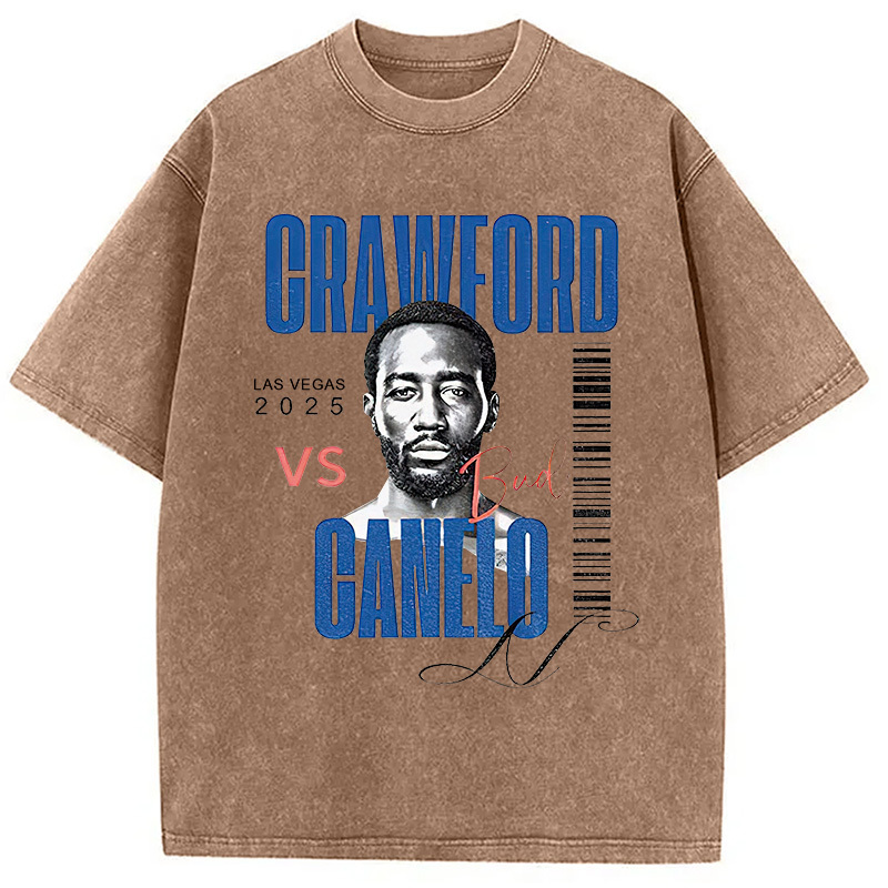 Tokyocanvas Terence Crawford Boxer Washed T-Shirt