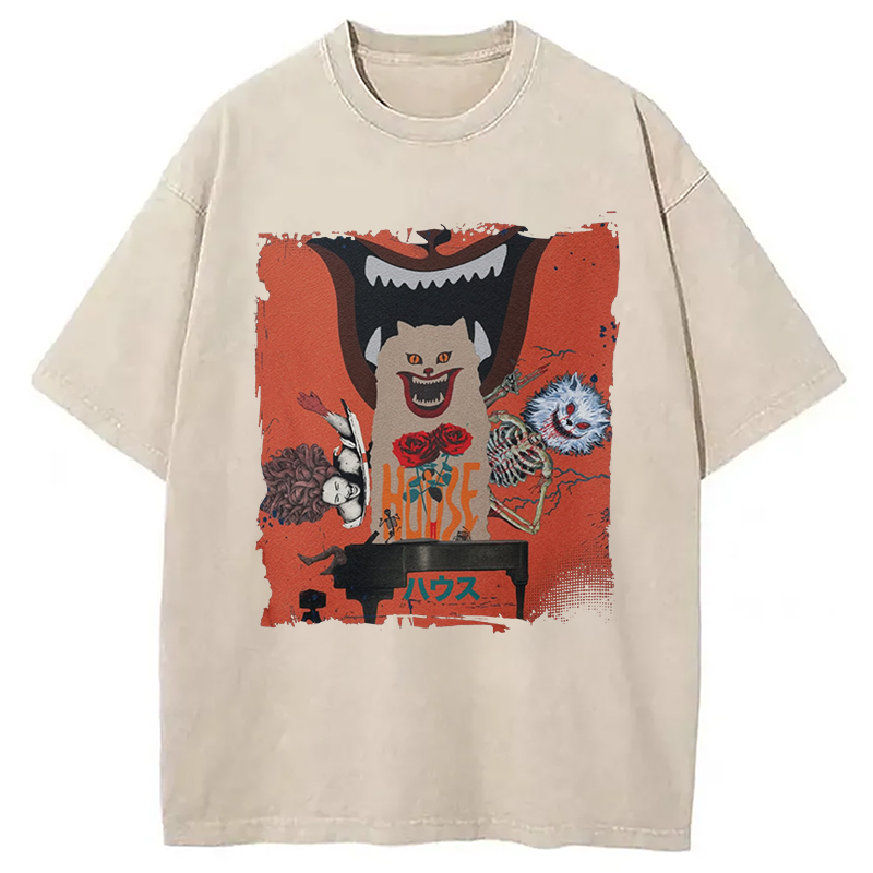 Tokyocanvas House Movie 1977 Washed T-Shirt