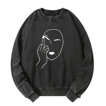Tokyocanvas My Attitude Washed Sweatshirt