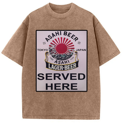 Tokyocanvas Japan Japanese Beer Bar Washed T-Shirt
