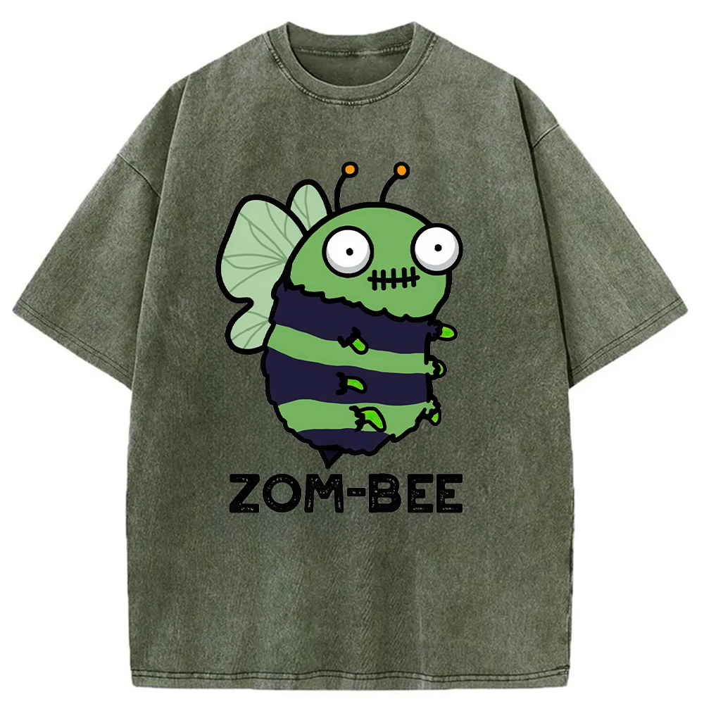 Tokyocanvas Zom-bee Boy Washed T-Shirt