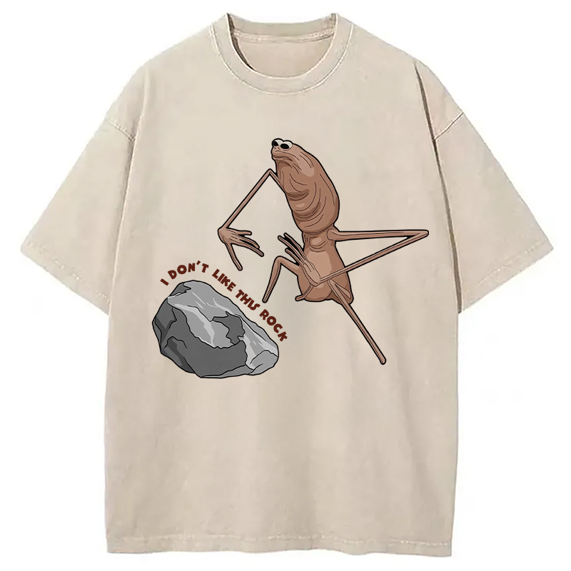 Tokyocanvas I Don't Like This Rock Washed T-Shirt