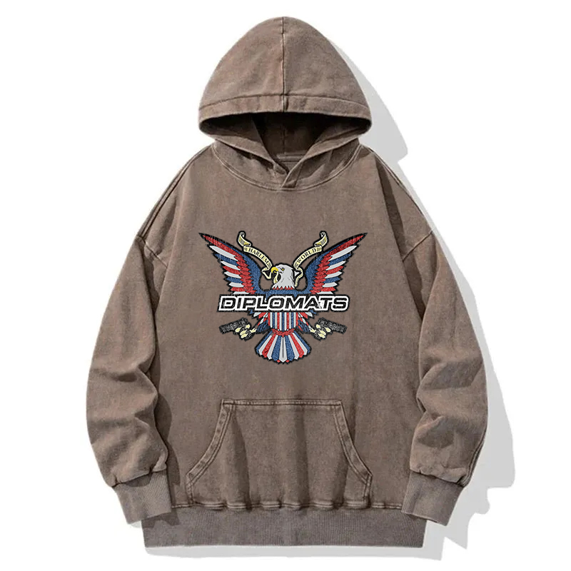 Tokyocanvas Retro Dipset Diplomats Logo Washed Hoodie