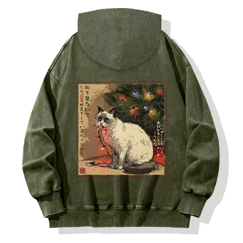 Tokyocanvas Quality Check in Progress Back Washed Hoodie