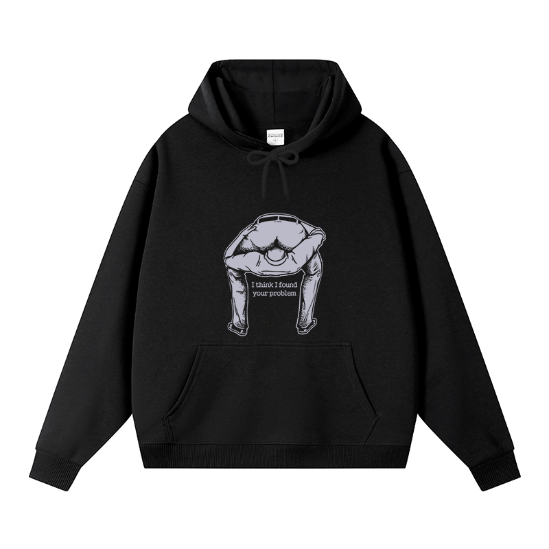 Tokyocanvas I Found Your Problem Fleece Lined Hoodie