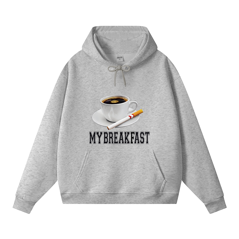Tokyocanvas Breakfast Coffee Fleece Lined Hoodie