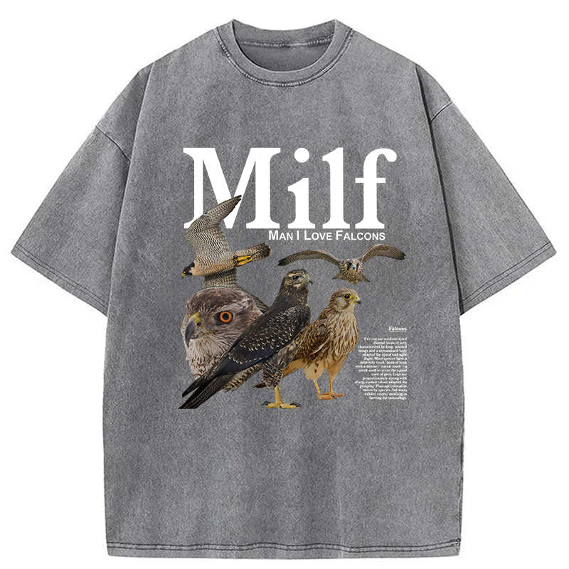 Tokyocanvas Man I Love Falcons Washed T-Shirt