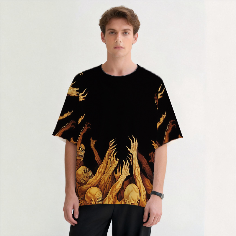 Tokyocanvas Redemption Of The Skull Graphic Print T-shirt