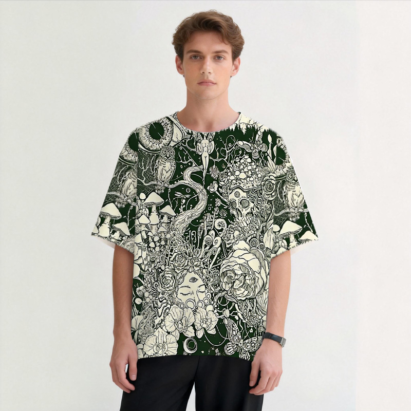 Tokyocanvas Springtime Splendor Graphic Print T-shirt