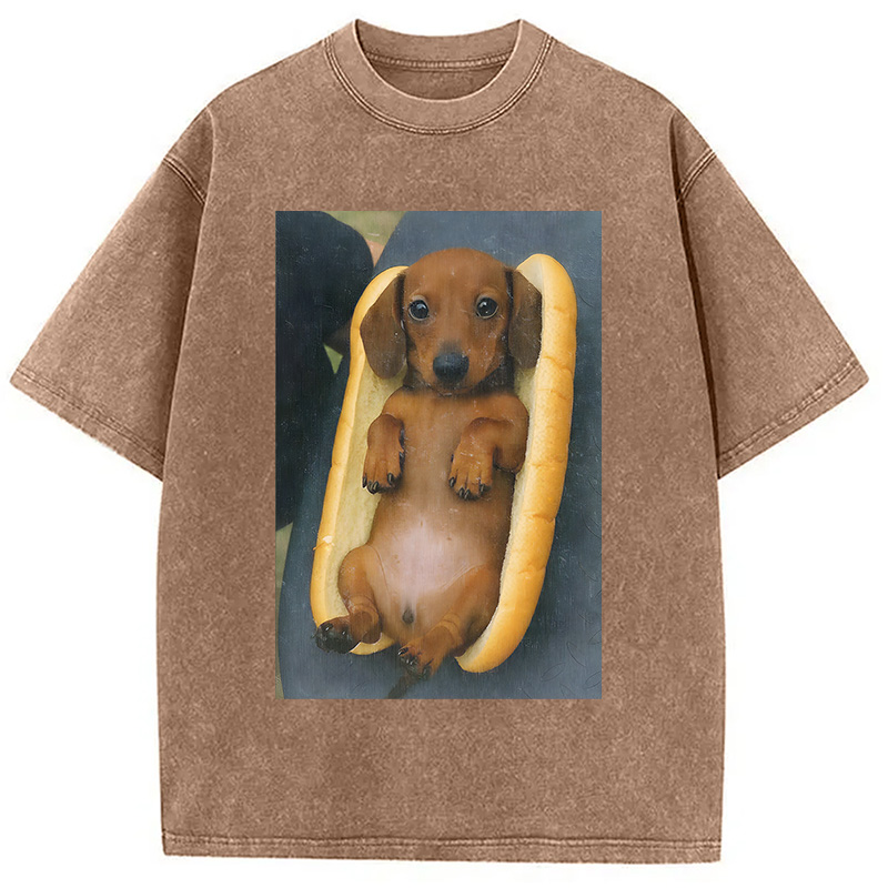 Tokyocanvas Real Hot Dog Washed T-Shirt