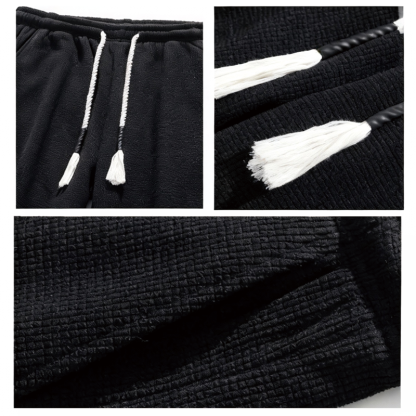 Tokyocanvas 3D Letters Fleece Sweatpants