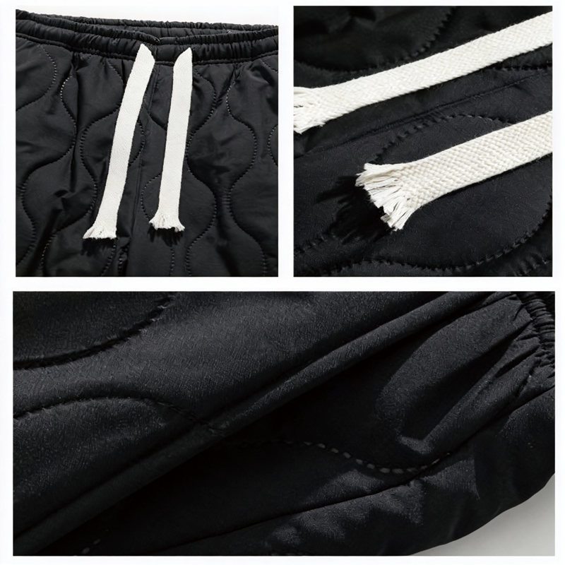 Tokyocanvas Ultrasonic Wrinkle Fleece Sweatpants
