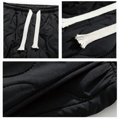 Tokyocanvas Ultrasonic Wrinkle Fleece Sweatpants