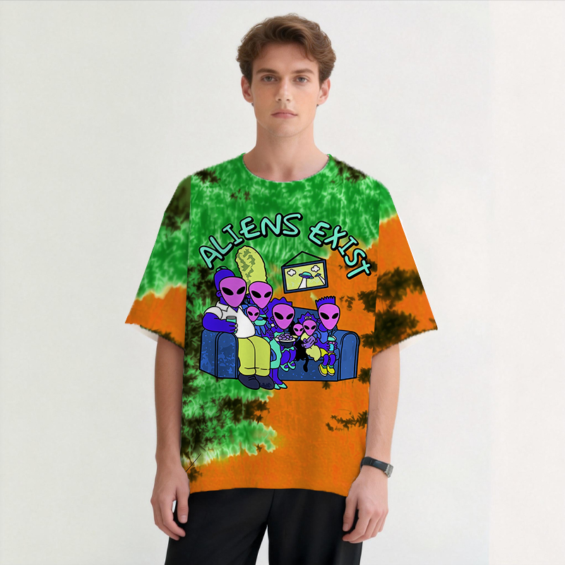 Tokyocanvas Aliens Exist Graphic Print T-shirt