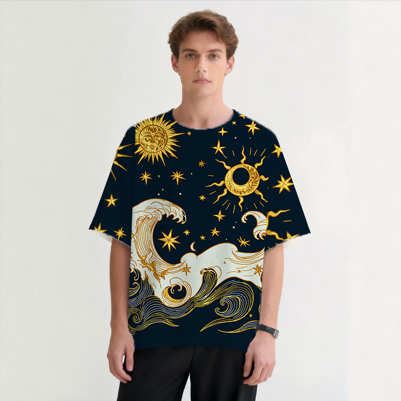 Tokyocanvas Celestial Graphic Print T-shirt