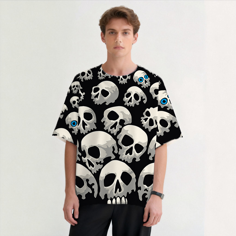 Tokyocanvas Fantasy Son of Skulls Graphic Print T-shirt