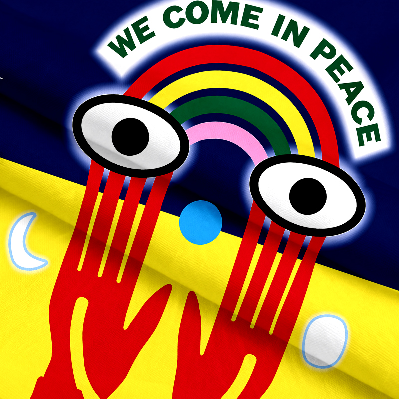 Tokyocanvas New Eyes Graphic Long-sleeve T-Shirt