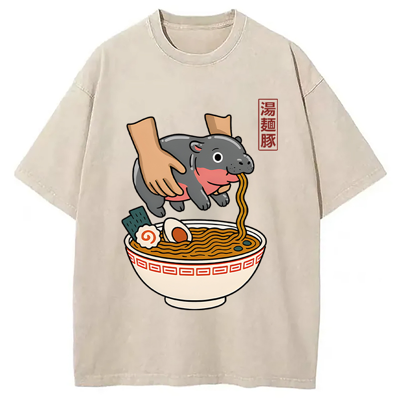 Tokyocanvas Noodles Got Me Washed T-Shirt