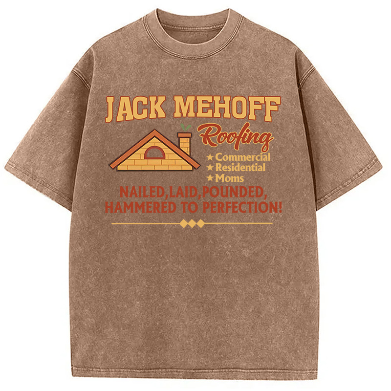 Tokyocanvas Jack Mehoff Roofing Washed T-Shirt