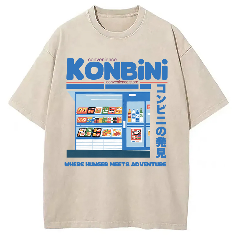 Tokyocanvas Japan Convenience Store Washed T-Shirt