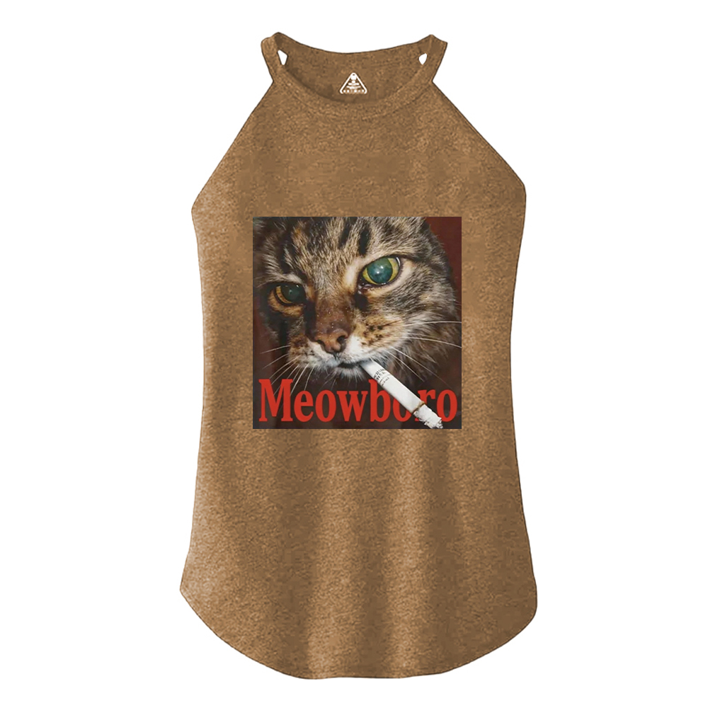 Tokyocanvas Funny Smoking Cat Meme Cotton Tank