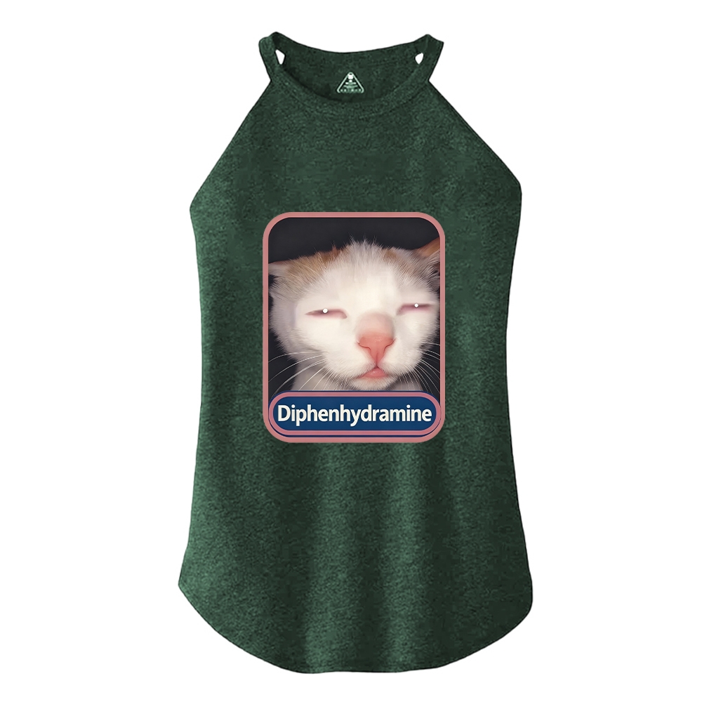 Tokyocanvas Diphenhydramine Cat Meme Cotton Tank